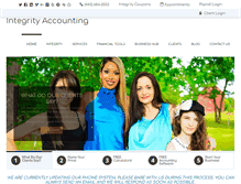 Tablet Screenshot of integrityaccountinggroup.com